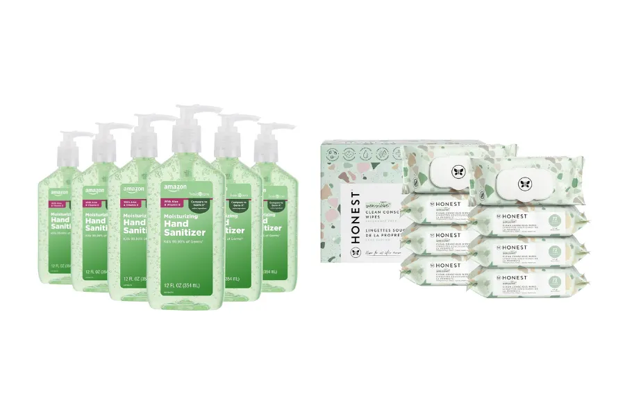 Hand Sanitizer and Wet Wipes